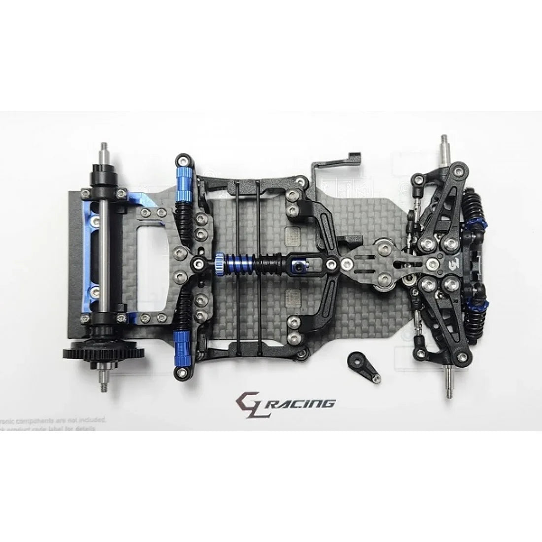 GL Racing GTR 1/27 RWD Chassis (w/o Servo, ESC) - HeliDirect