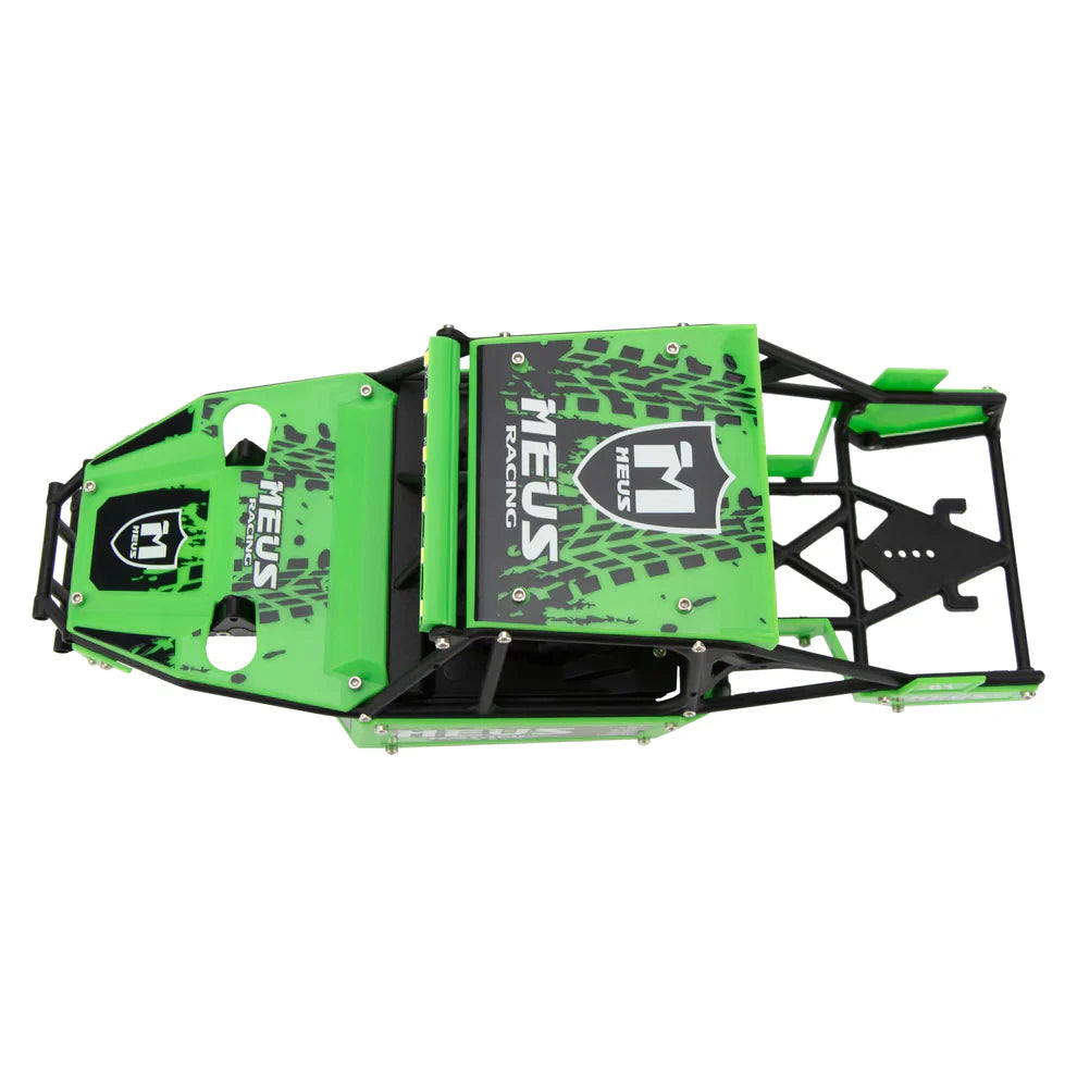 MEUS Racing SCX24 Mantis Roll Cage Body Shell Chassis Kit for 1/24 Axial SCX24 C10 Bronco Wrangler
