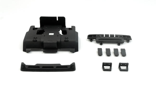 HobbyPlus Flat Bed Body Mount & Grill For 6x6/DK4