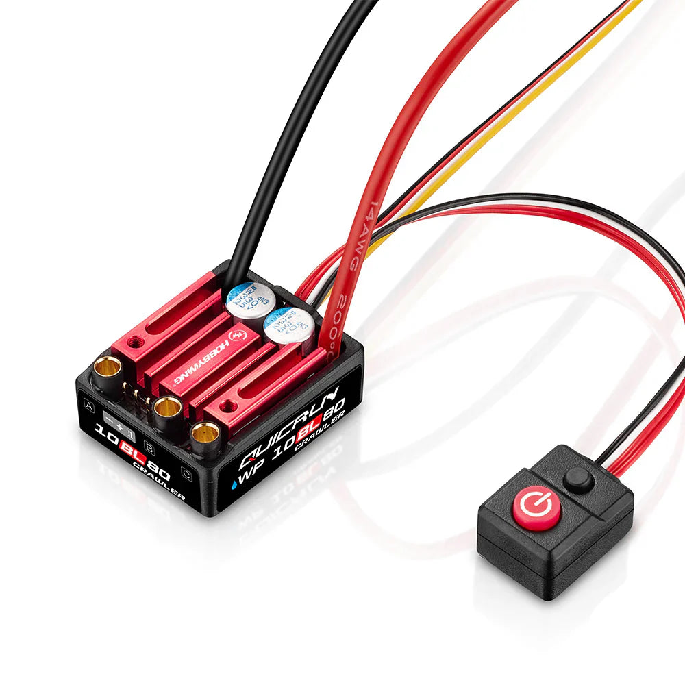 HobbyWing QUICRUN WP 10BL80 ESC for universal 1/10 Crawlers
