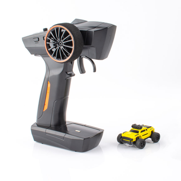 Turbo Racing Baby Monster 1:76 Scale Monster Truck RTR - Yellow - HeliDirect