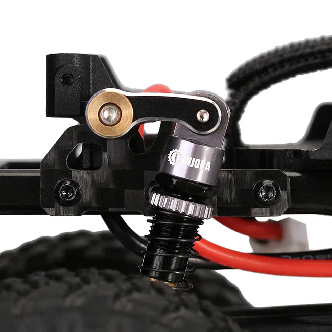 INJORA CNC Aluminum Flex Blades Suspension Travel Extension for 1/24 Axial SCX24 - HeliDirect