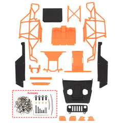 MEUS RACING TRX4M Ripper Nylon Injection Molding V2 Version Nylon Cage Body Shell for 1/18 TRX4M(MEX2-Orange) - HeliDirect