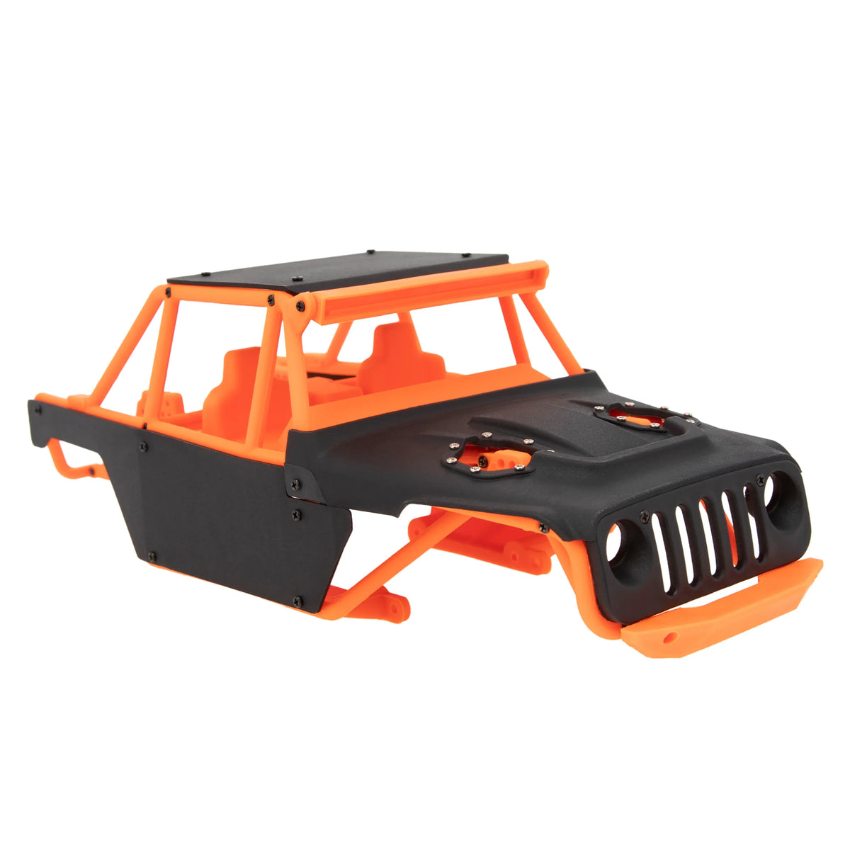 MEUS RACING TRX4M Ripper Nylon Injection Molding V2 Version Nylon Cage Body Shell for 1/18 TRX4M(MEX2-Orange) - HeliDirect