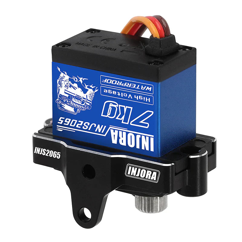 INJORA 7KG High Voltage Waterproof 2065 Digital Servo With Mount For 1/18 TRX4M - HeliDirect