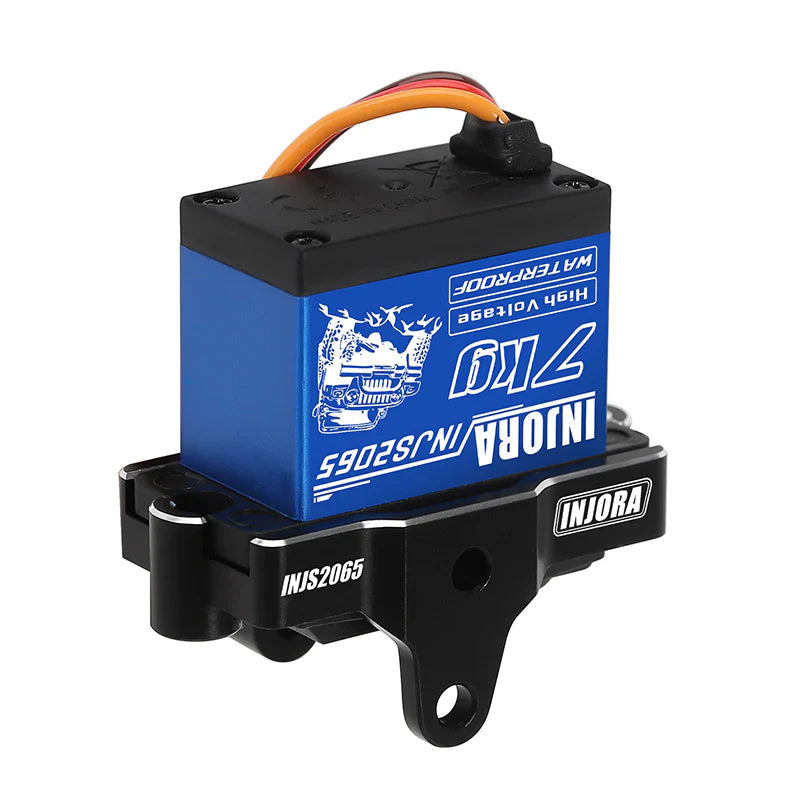 INJORA 7KG High Voltage Waterproof 2065 Digital Servo With Mount For 1/18 TRX4M - HeliDirect