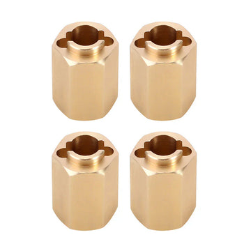 INJORA 4PCS 10mm Brass Wheel Hex Hub Extenders For 1/18 Redcat Ascent18 - HeliDirect