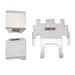 INJORA Stainless Steel Chassis Armor Skid Plate Axle Protector for 1/18 TRX4M (4M-14) - HeliDirect