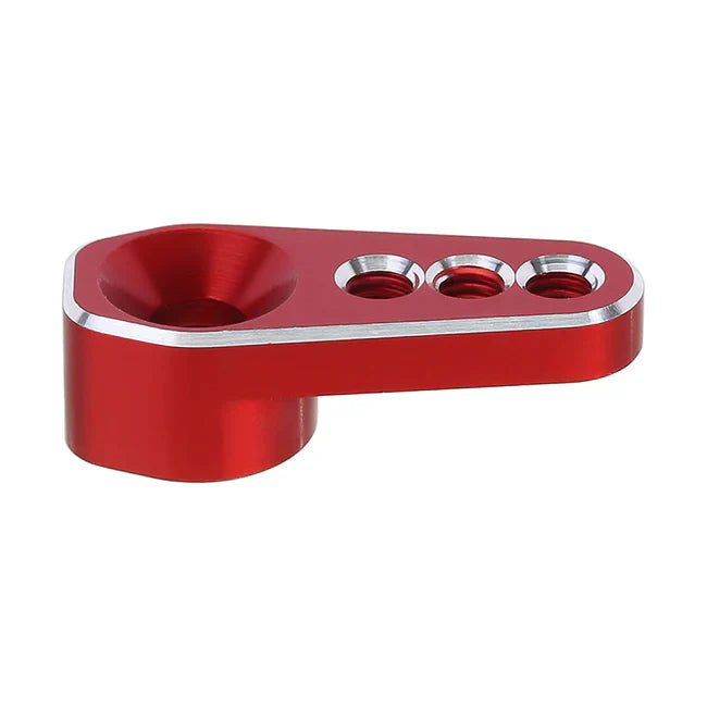 INJORA 25T Aluminum Servo Arm Horn for 1/18 TRX4M Stock Servo (4M-12) - RED - HeliDirect
