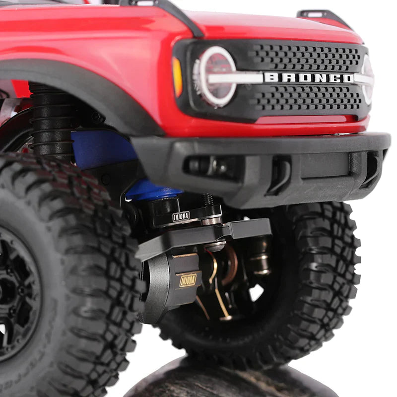 INJORA 25T Aluminum Servo Arm Horn For 1/18 TRX4M Stock Servo - BLACK - HeliDirect