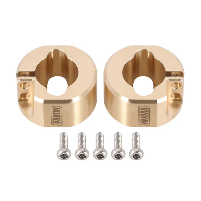 INJORA 2PCS 14g/pcs Brass Rear Axle Counterweights for 1/18 TRX4M - HeliDirect