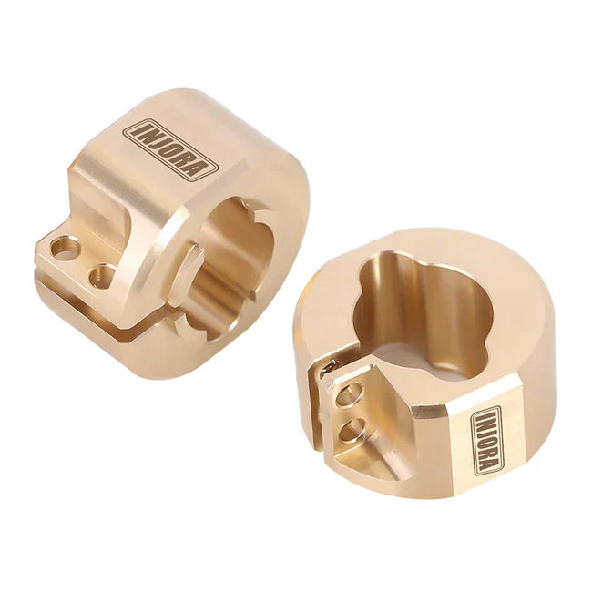 INJORA 2PCS 14g/pcs Brass Rear Axle Counterweights for 1/18 TRX4M - HeliDirect