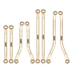 INJORA 42g Brass High Clearance Chassis Links Set for 1/18 TRX4M - HeliDirect