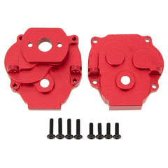 Meus Racing CNC Aluminum Transmission Case Gearbox Housing Upgrade Parts Accessories for 1/18 TRX4M TRX-4M RC Crawler - RED - HeliDirect