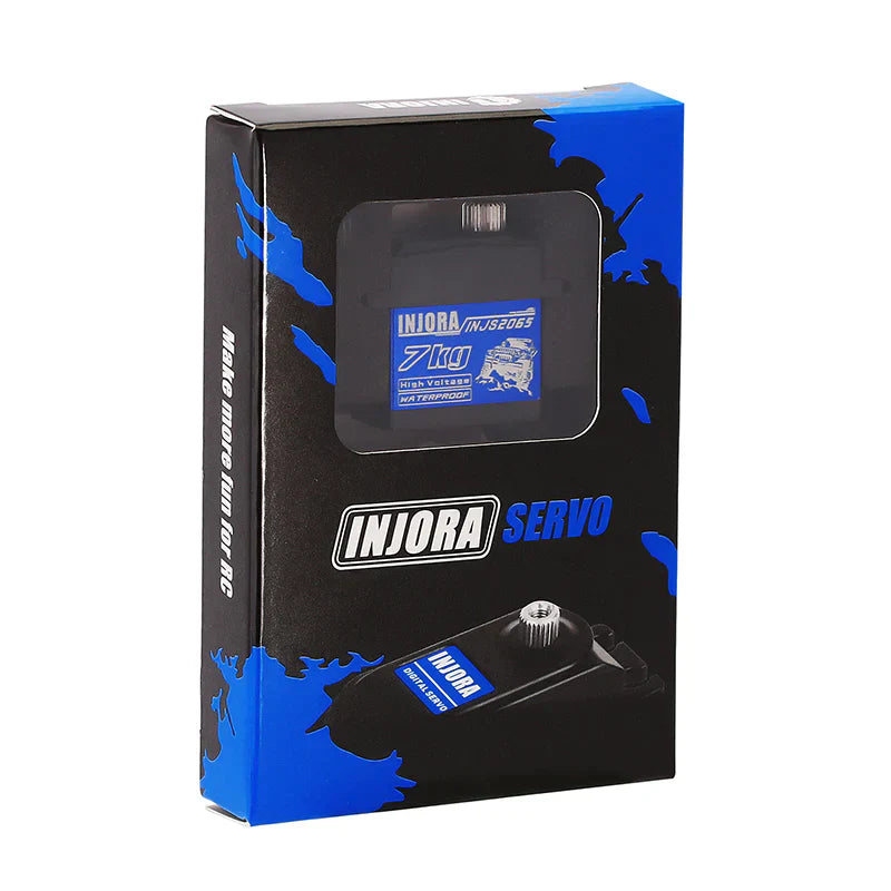 INJORA 7KG High Voltage Waterproof 2065 Digital Servo With Mount For 1/18 TRX4M - HeliDirect