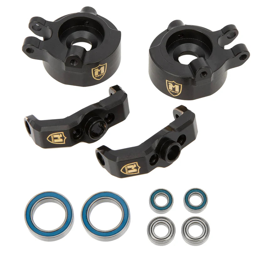 Meus Racing Brass C-hub Caster Block Steering Knuckles Counterweight 52g/set for 1/18 TRX4M - HeliDirect