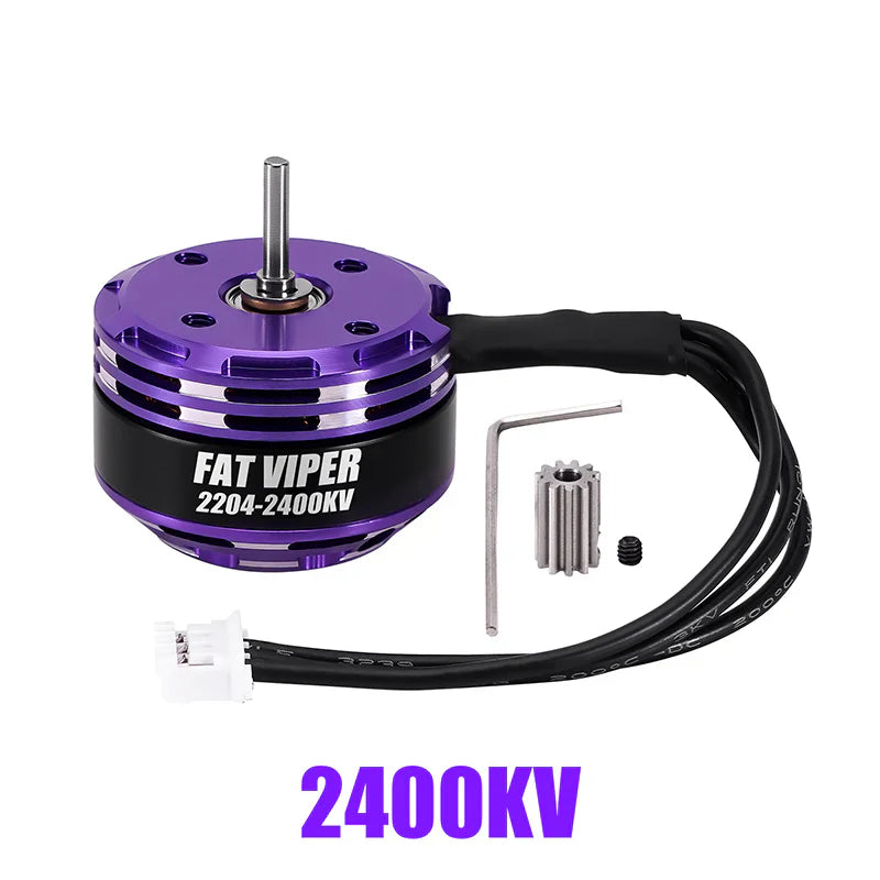 INJORA Moteur Brushless Outrunner Fat Viper 2204 2400KV avec Transmission pour TRX4M 1/18 RC Upgrade INJORA Moteur Brushless Outrunner Fat Viper 2204 2400KV avec Transmission pour TRX4M 1/18 RC Upgrade