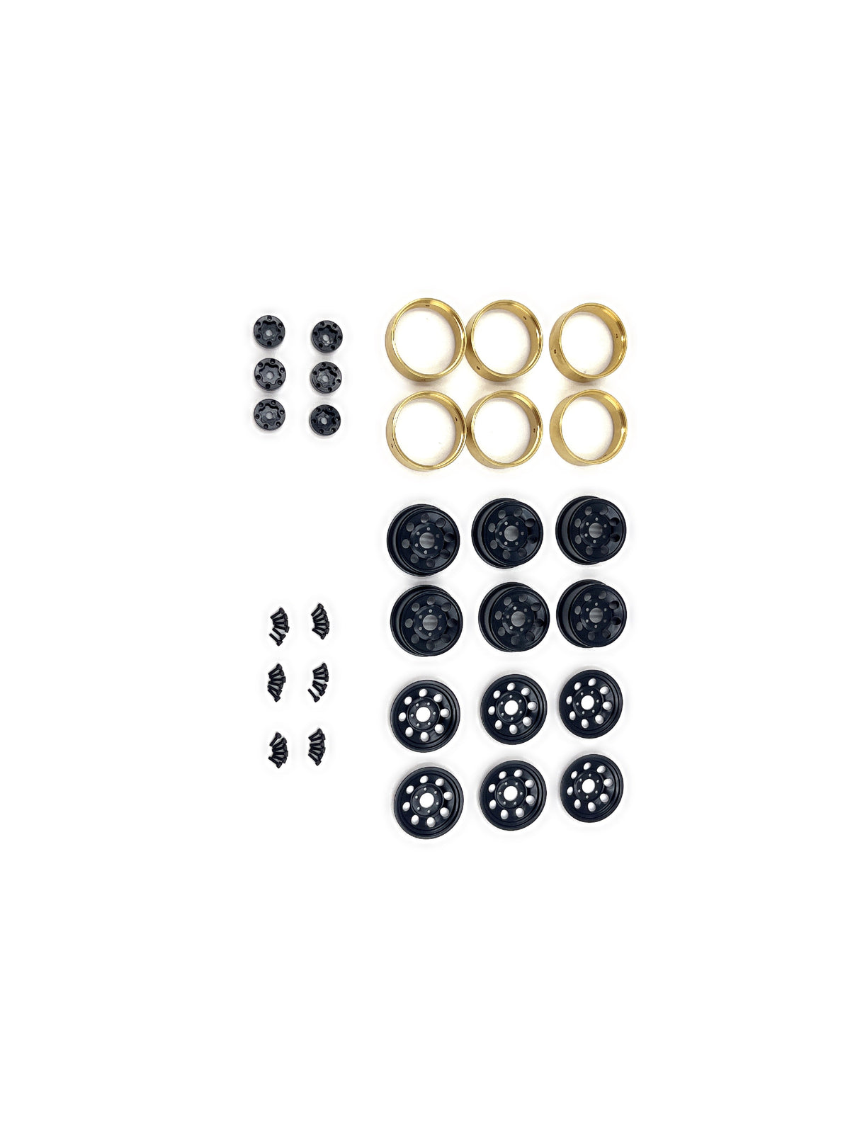 HobbyPlus 1.2 Steelie Bead Lock Wheel (Black) For Arktos 6x6