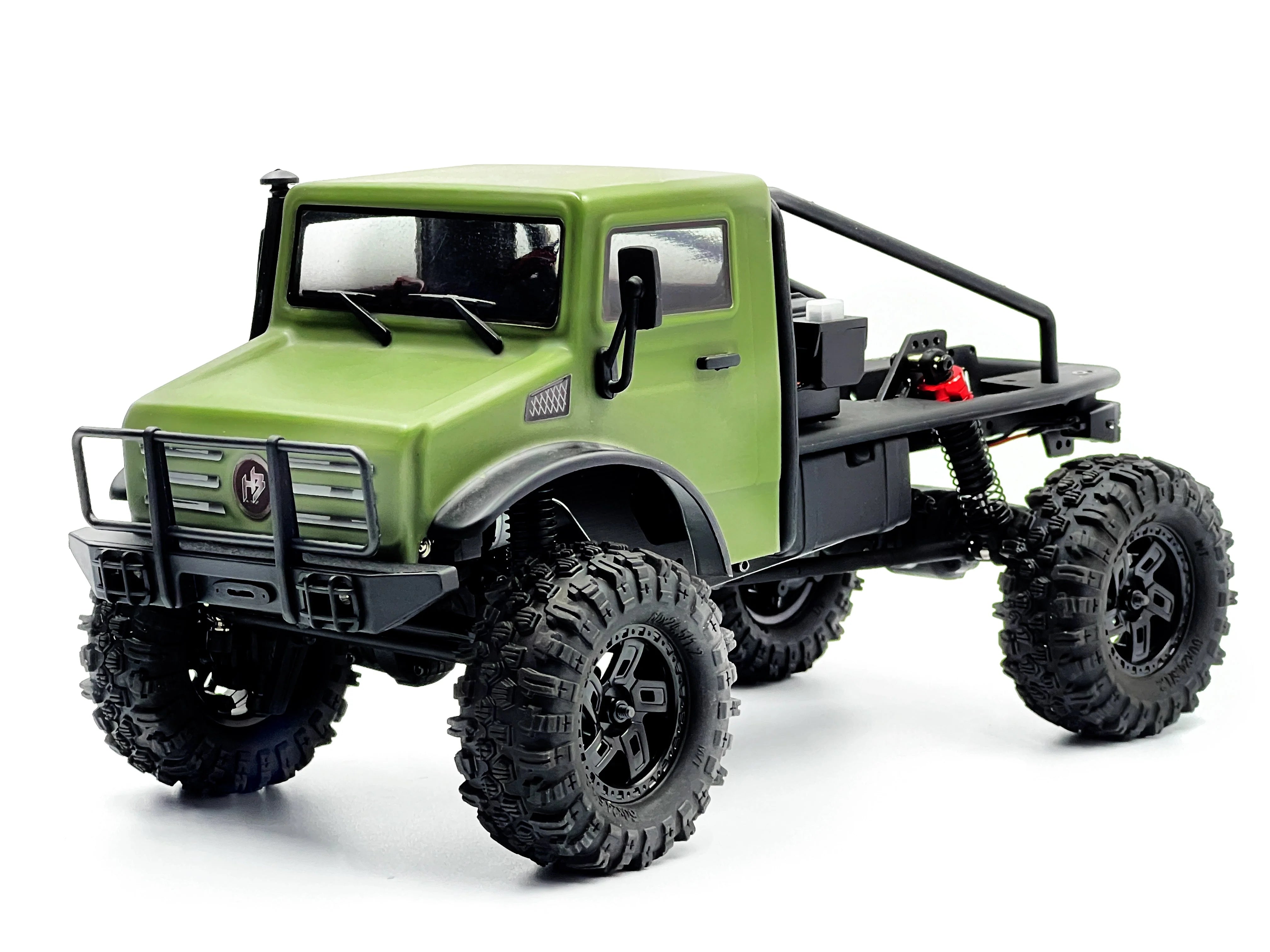 HobbyPlus CR-18P V3 Brushless T-Hunter (Matte Green) With TORQ MLS-1024 Premium DIRECT-MOUNT Servo