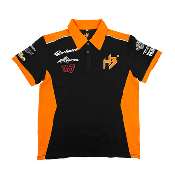 HobbyPlus RC Team Polo Shirt – Black/Orange