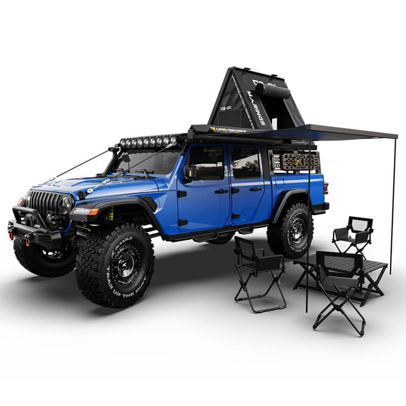 Rlaarlo 1/7 Scale 4WD Brushed RC Crawler JK07Pro - Blue