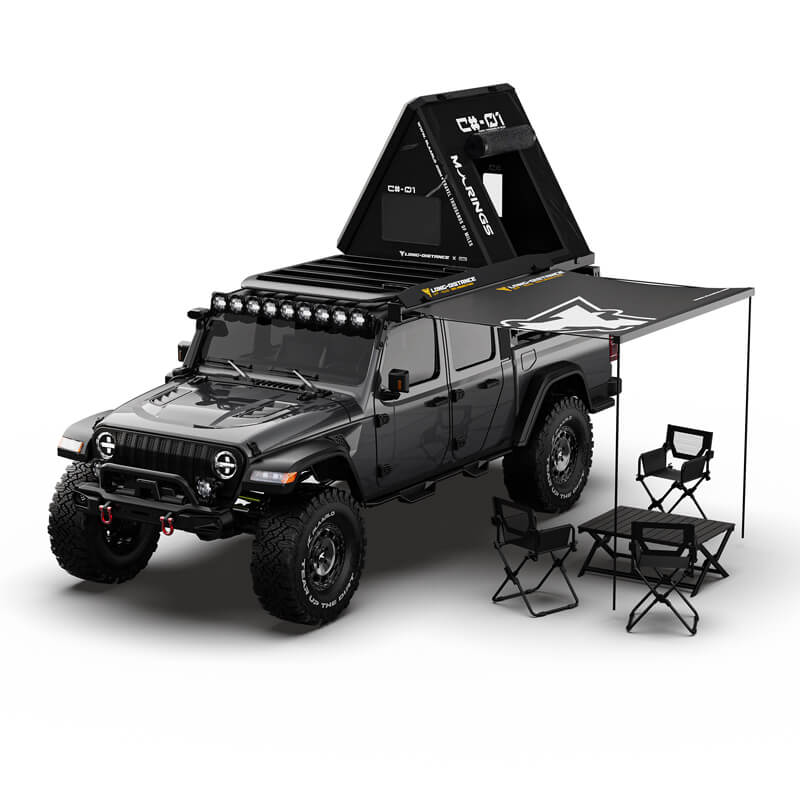 Rlaarlo 1/7 Scale 4WD Brushed RC Crawler JK07Pro - Gray
