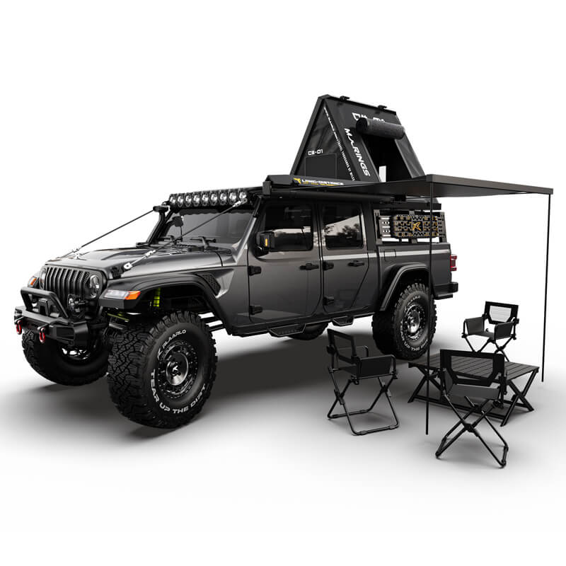 Rlaarlo 1/7 Scale 4WD Brushed RC Crawler JK07Pro - Gray