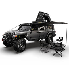 Rlaarlo 1/7 Scale 4WD Brushed RC Crawler JK07Pro - Gray