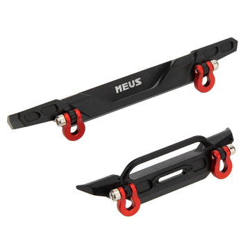 MEUS Racing Aluminum Front Rear Bumper for 1/30 Axial SCX30 Wrangler