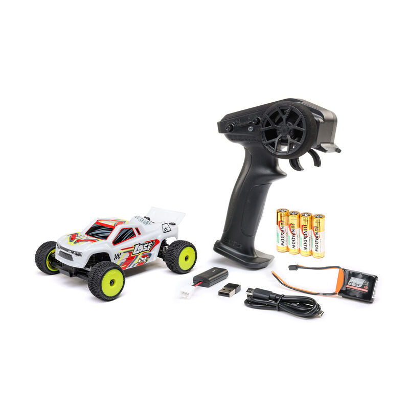 Losi 1/28 Micro-T 2S 2WD RTR Stadium Truck (Battery & Charger Included) - White