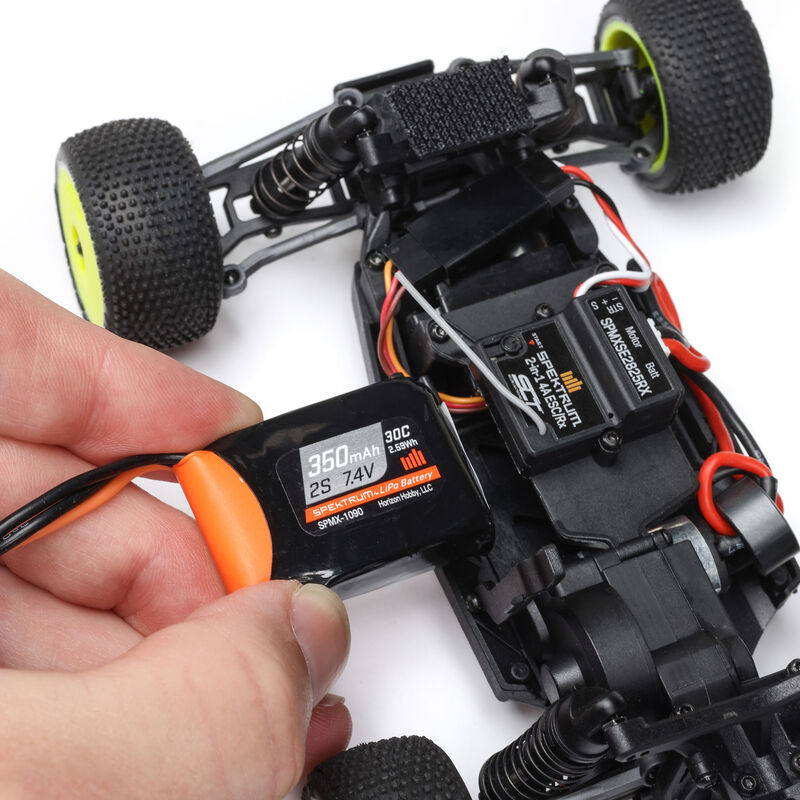 Losi 1/28 Micro-T 2S 2WD RTR Stadium Truck (Battery & Charger Included) - White
