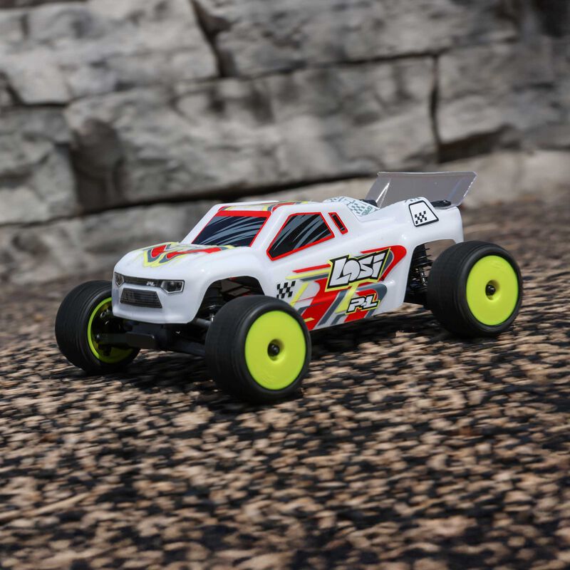 Losi 1/28 Micro-T 2S 2WD RTR Stadium Truck (Battery & Charger Included) - White