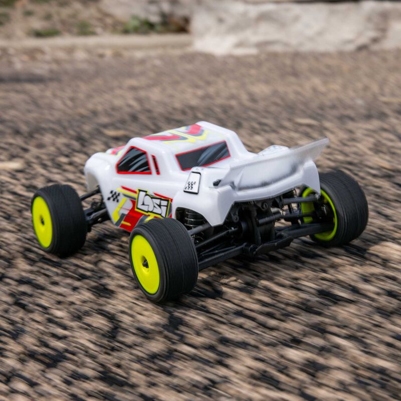 Losi 1/28 Micro-T 2S 2WD RTR Stadium Truck (Battery & Charger Included) - White