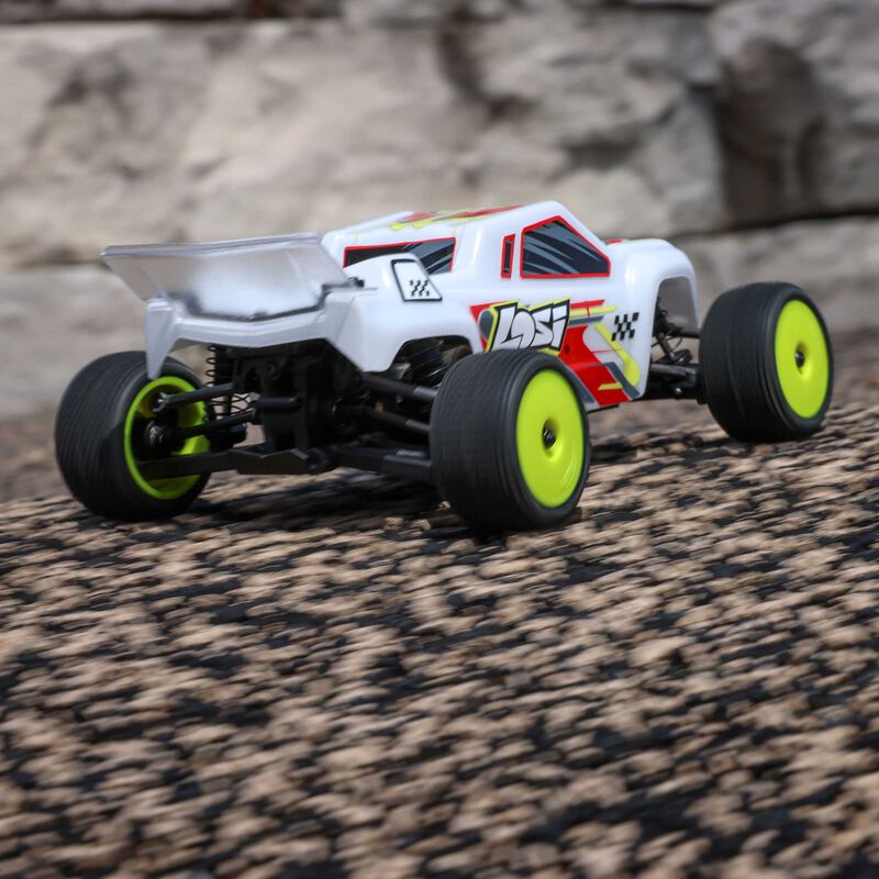 Losi 1/28 Micro-T 2S 2WD RTR Stadium Truck (Battery & Charger Included) - White