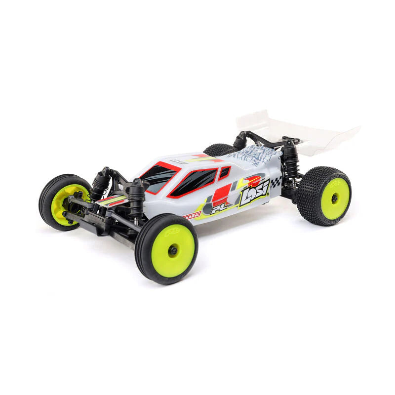 Losi 1/24 Micro-B 2WD Buggy RTR (White) With Nexx Racing Adjustable Turnbuckle, Front & Rear Suspension Arms - Big Savings $19.99 Off