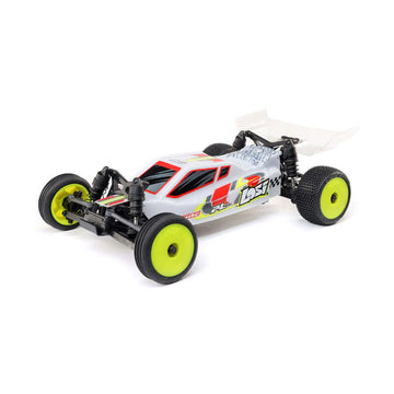 Losi 1/24 Micro-B 2WD Buggy RTR (White) With Nexx Racing Adjustable Turnbuckle Set & Oil Shock (4pcs) - Big Savings $18.29 Off