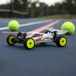 Losi 1/24 Micro-B 2WD Buggy RTR (White) With Nexx Racing Adjustable Turnbuckle, Front & Rear Suspension Arms - Big Savings $19.99 Off