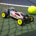 Losi 1/24 Micro-B 2WD Buggy RTR (White) With TORQ Coreless Titanium Gear 7g Micro Servo, aluminum servo horn & Servo Mount - Big Savings $11.93 Off