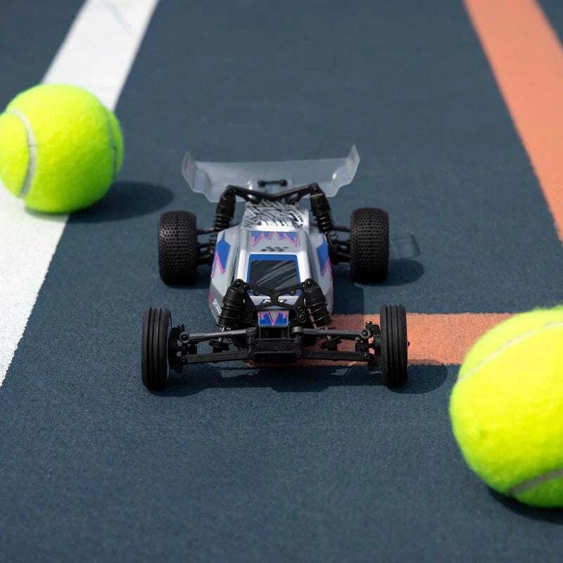 Losi 1/24 Micro-B 2WD Buggy RTR (White) With TORQ Coreless Titanium Gear 7g Micro Servo, aluminum servo horn,Servo Mount & PULSE 500mah 2S 7.4V 60C LiPo Battery - Big Savings $19.52 Off