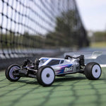 Losi 1/24 Micro-B 2WD Buggy RTR (Silver) With Nexx Racing Adjustable Turnbuckle Set, Caster Blocks, Spindles Micro-B & Rear Hub - Big Savings $22.53 Off