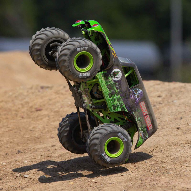 Losi 1/18 Mini LMT 4X4 Brushed Monster Truck RTR Son-Uva Digger - GREEN - HeliDirect