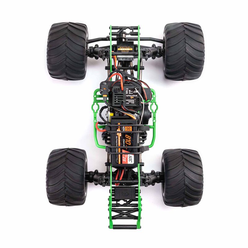 Losi 1/18 Mini LMT 4X4 Brushed Monster Truck RTR Son-Uva Digger - GREEN - HeliDirect