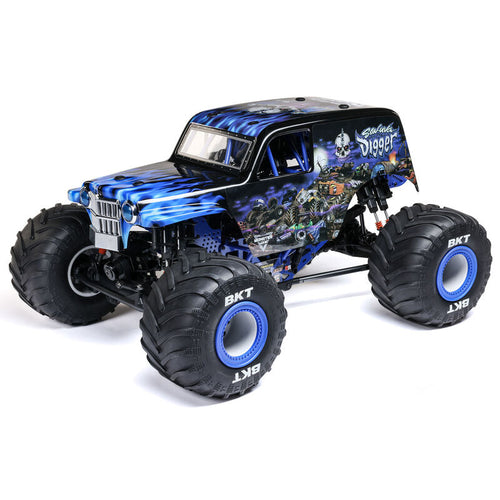 Losi 1/8 LMT 2.0 Son-Uva Digger 4X4 Solid Axle Brushless Monster Truck RTR - Blue