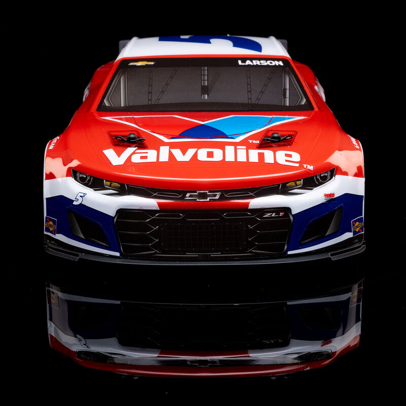 Losi 1/12 NASCAR RC Racecar Kyle Larson No. 5 Valvoline 2025 Chevrolet Camaro ZL1 2S AWD RTR Brushed On-Road (Battery & Charger Included)