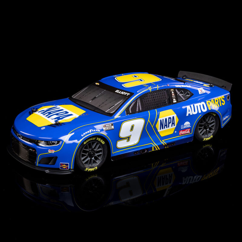 Losi 1/12 NASCAR RC Racecar Chase Elliott No. 9 NAPA 2025 Chevrolet Camaro ZL1 2S AWD RTR Brushed On-Road (Battery & Charger Included)