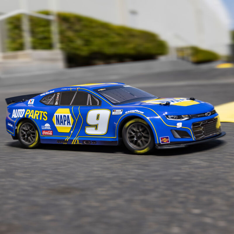 Losi 1/12 NASCAR RC Racecar Chase Elliott No. 9 NAPA 2025 Chevrolet Camaro ZL1 2S AWD RTR Brushed On-Road (Battery & Charger Included)