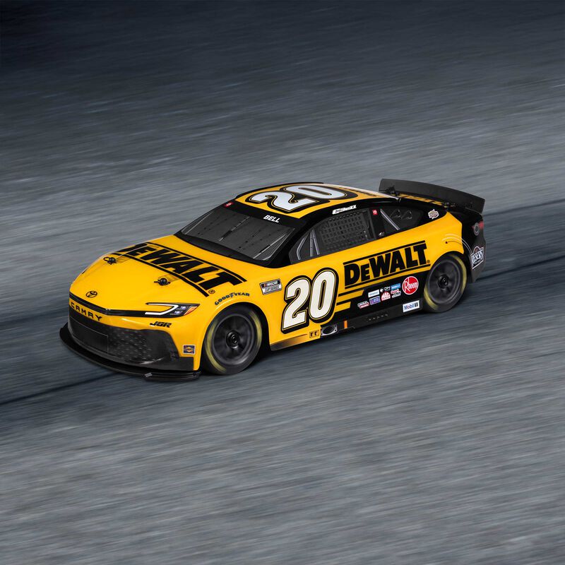Losi 1/12 NASCAR RC Racecar Christopher Bell No. 20 DeWalt 2025 Toyota Camry 2S AWD RTR Brushed On-Road (Battery & Charger Included)