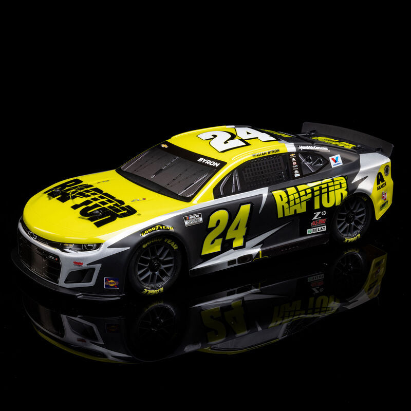 Losi 1/12 NASCAR RC Racecar William Byron No. 24 Raptor 2025 Chevrolet Camaro ZL1 2S AWD RTR Brushed On-Road (Battery & Charger Included)