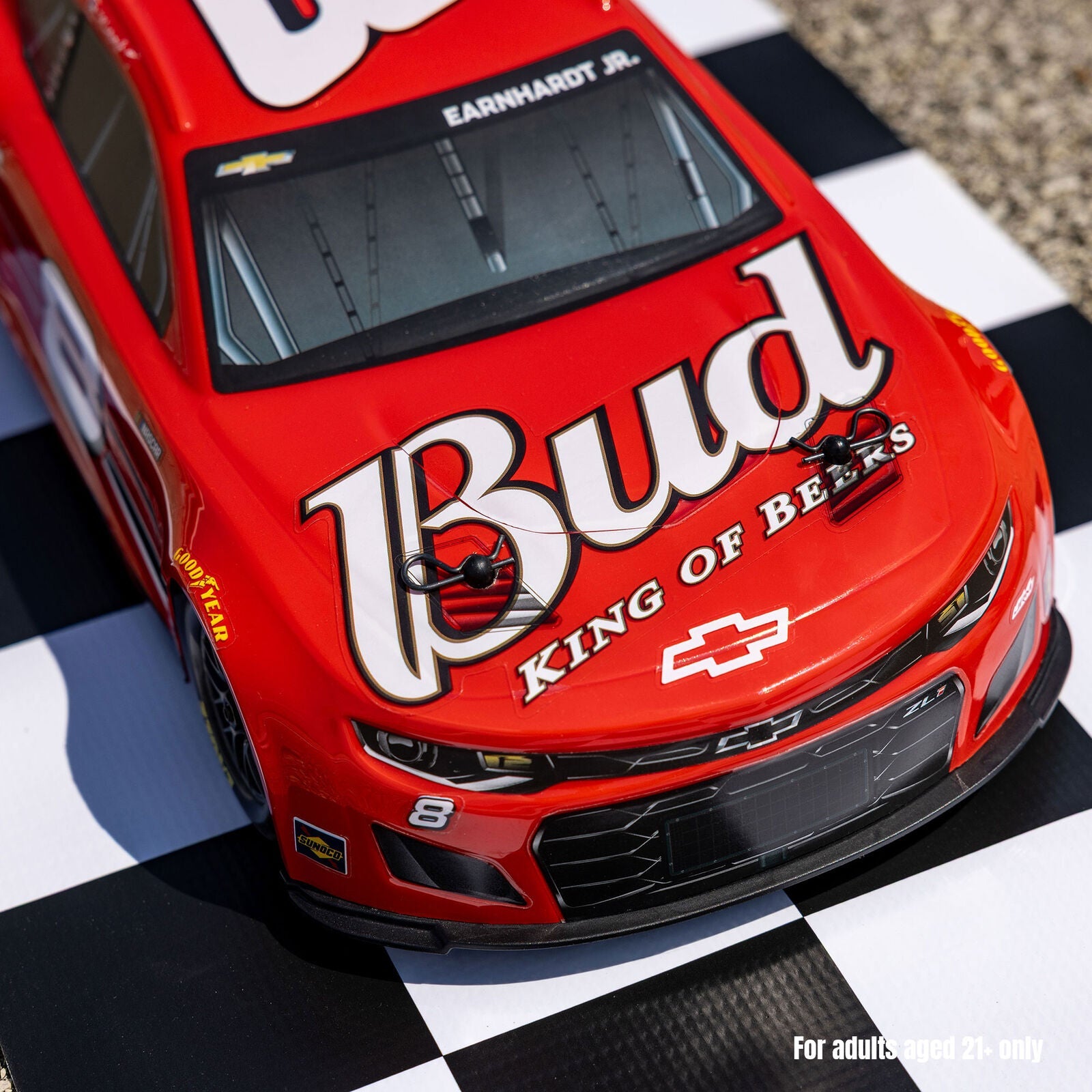 Losi 1/12 NASCAR Dale Earnhardt Jr. No. 8 Budweiser (Battery & Charger Included)