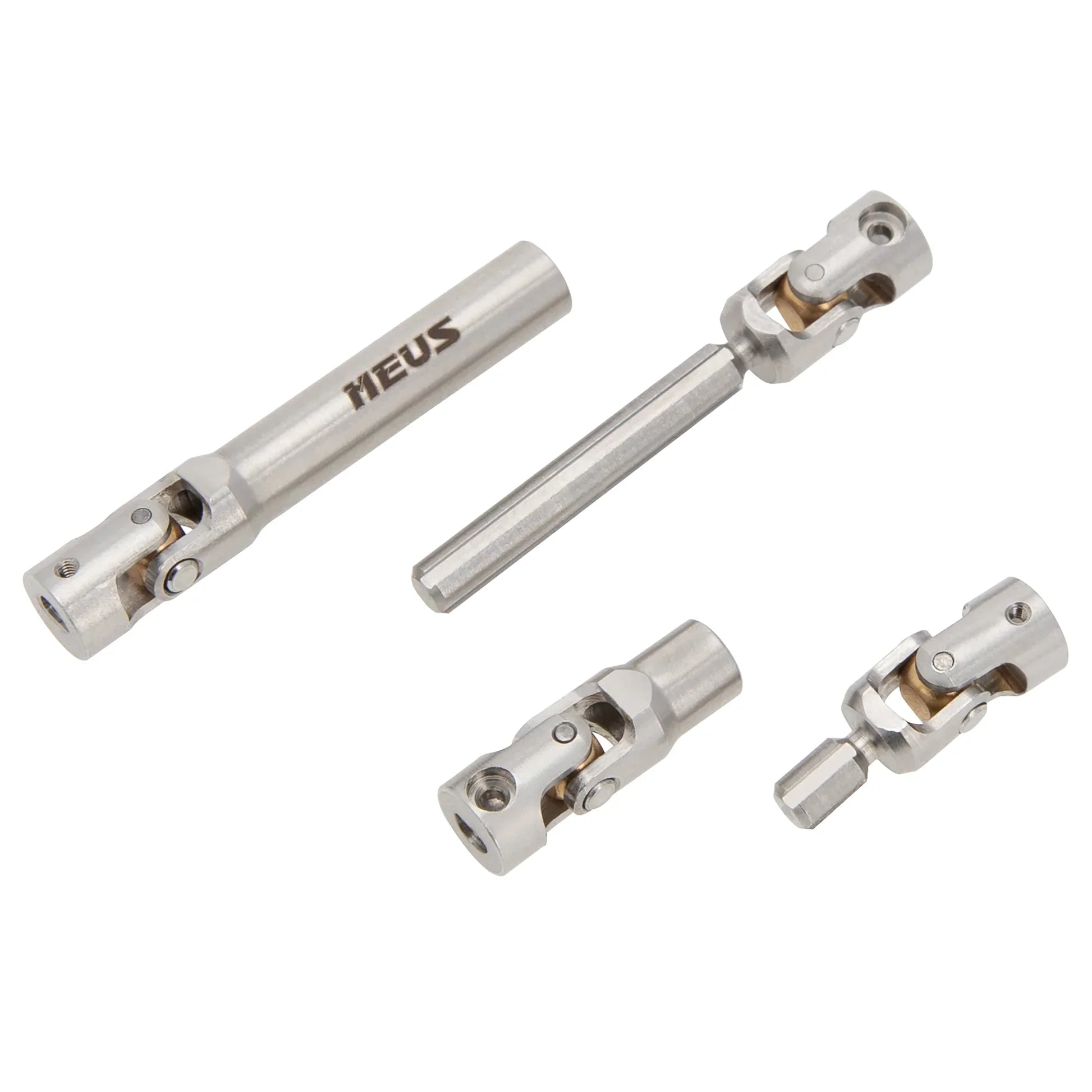 MEUS Racing Titanium LCG MD24 Chassis/ MD24 Dig Chassis Drive Shafts & Chassis Links for 1/24 SCX24